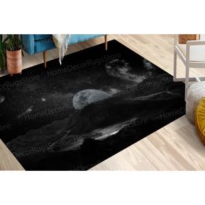 Alfombra Estampada Cosmos: Diseño Vibrante de Galaxia y Cielo Estrellado, Alfombra Suave No Tejida - Product Image 2