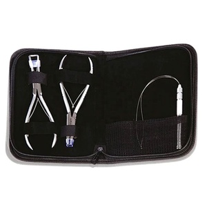 Kit de Herramientas Profesionales de Acero Inoxidable Mate para Extensiones de Cabello, Color Personalizado, para Micro Anillos y Nano Anillos - Product Image 2