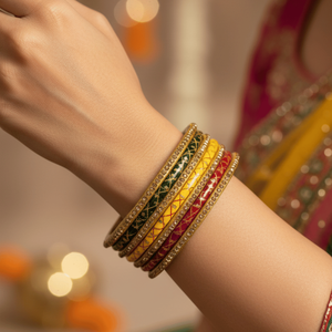 Set of 20 Rajasthani Chura Fashion Bangles - Product Image 5