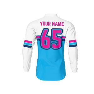 เสื้อแข่งมอเตอร์ไซค์ทรงโอเวอร์ไซส์ ผ้าโพลีเอสเตอร์ 100% เสื้อโมโตครอส รับสั่งทำพิเศษ พิมพ์ลายเสื้อโมโตครอส ปี 2025 - Product Image 2