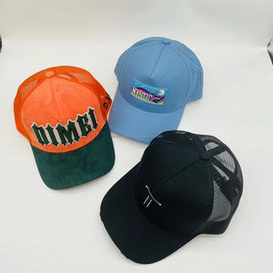 Casquette de camionneur en maille à 5 panneaux personnalisée de haute qualité avec logo brodé - Product Image 2