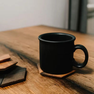 Custom Classic Walnut Wood Square <b>Coaster</b> <b>Set</b> Personalized Drink Mats for Home Decor Gift Handcrafted - Product Image 1