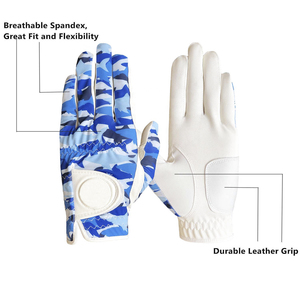 Gants de golf en peau de mouton respirants de haute qualité, personnalisables, pour main gauche/droite, imperméables, antidérapants, avec protection UV, logo personnalisable - Product Image 2