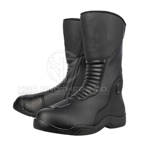 Chaussures de moto pour hommes avec fermeture à double sangle et protège-cheville respirant pour hommes - Product Image 2