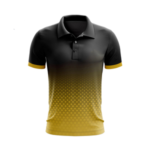 Plain sublimation polo shirts wholesale polyester material <b>perfect</b> for DIY heat press printing and promotional apparel - Product Image 5