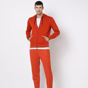 Sudadera con capucha y cremallera de lana pesada de lujo para hombre, ropa de calle de algodón de alta calidad con patrón de diseñador personalizado para invierno térmico - Product Image 5