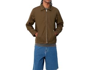 Veste de travail en toile robuste pour homme, coton sergé, col rabattu, poches latérales, fermeture éclair sur le devant, veste de travail pour homme - Product Image 3
