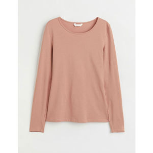 T-shirt à manches longues pour femme personnalisé en coton doux 100% avec un col rond Taille personnalisée le t-shirt à manches longues pour femme - Product Image 4