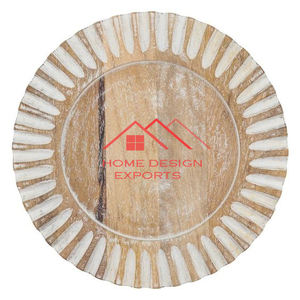 Plaque de chargeur en bois décorative de cuisine de haute qualité au design moderne et produits décoratifs de cuisine pour hôtel et maison best-seller - Product Image 2