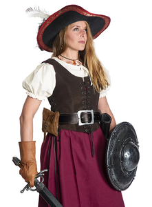 Sac ceinture médiéval-Morwen Le sac ceinture-Morwen est fait de cuir souple et ne gêne pas son porteur du tout! - Product Image 4