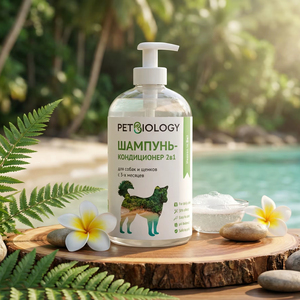 PETBIOLOGY Ultimate Champú y Acondicionador 2 en 1 para Perros y Cachorros, 300ml - Product Image 1