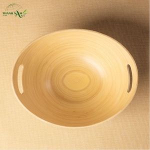 Tazón de Bambú Clásico Ecológico Desechable con Asa Suave, Personalizado para Fiestas y Uso Doméstico, Diseñado para la Comodidad Diaria, Thanh Nam Arts - Product Image 3