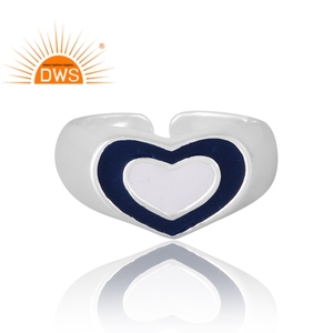 แหวนเคลือบเงินสเตอร์ลิงดีไซน์ใหม่เครื่องประดับออกแบบออกแบบได้เองสำหรับผู้หญิงของขวัญสำหรับผู้หญิงสำหรับเธอ - Product Image 3