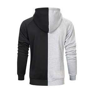 100% algodón poliéster pulóver hombres Sudadera con capucha sudaderas con capucha personalizadas polar personalización alta calidad al por mayor cremallera completa, calle - Product Image 3