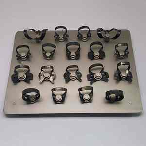 Juego de abrazaderas de presa de goma Dental de calidad, Kit de abrazadera endodóntica Universal de marfil, instrumentos quirúrgicos de acero inoxidable para dentistas - Product Image 4