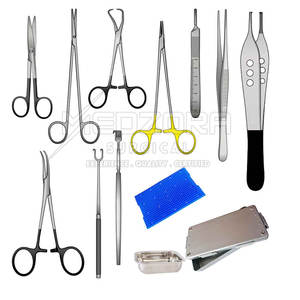 Juego de instrumentos de cirugía de blefaroplastia Manual de calidad superior para clínicas Cirugía de párpados Herramientas quirúrgicas finas reutilizables - Product Image 1