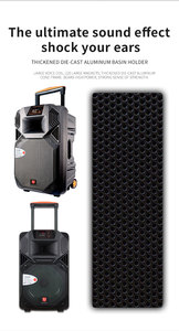 T.I Systeme de haut-parleur xách tay Sans Fil haut-parleur alimente mệnh BATTERIE ET <span class=keywords><strong>Micro</strong></span> Avec MP3 USB <span class=keywords><strong>Micro</strong></span> SD FM - Product Image 5