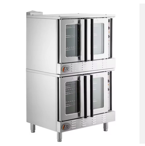 ¡Consíguelo Ahora! Hornos de convección a propano de doble piso y profundidad estándar Diner's-Perfomance FGC-200-LK con patas - Product Image 2