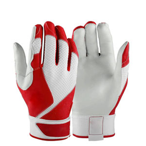 Gants de frappe de baseball en cuir véritable durable avec logo personnalisé pour les jeunes et les adultes Qualité supérieure pour les joueurs professionnels - Product Image 1