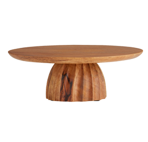 ชุดจาน2ชั้นวางคัพเค้กไม้สำหรับบ้านโรงแรมร้านอาหารใช้ไม้แบบกำหนดเองใหม่เสิร์ฟสลัดและผลไม้ในร้านอาหาร - Product Image 3