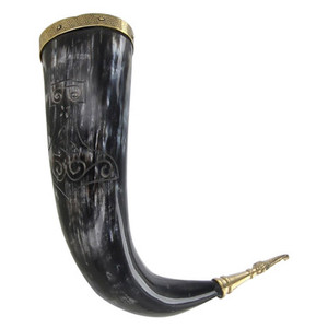 Cuerno Vikingo de Búfalo Hecho a Mano de Primera Calidad, Pulido para Cerveza, Vino, Uso en Bares, Hoteles, Hogar, Uso Personalizado, Soporte para Fiestas - Product Image 6