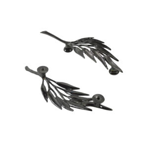 Manija de muebles de Metal sólido en forma de hojas, manija de puerta de gabinete de utensilios de cocina altamente brillante, manija de puerta de casa - Product Image 5