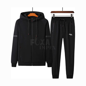 Survêtements de gym pour hommes 2024 avec logo personnalisé Collection de gros vierge Costumes de jogging vierges pour hommes Vêtements de sport durables en gros - Product Image 2