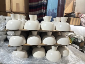 Kim loại trang trí Theodore bát trên côn cơ sở thiết kế mới handmade thép không gỉ trái cây và đồ ăn nhẹ phục vụ bát cho trung tâm - Product Image 2