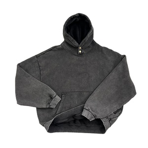 เสื้อฮู้ดทรงหลวมโอเวอร์ไซส์ของผู้ชายเสื้อสวมหัวโอเวอร์ไซส์แบบกำหนดเอง - Product Image 1