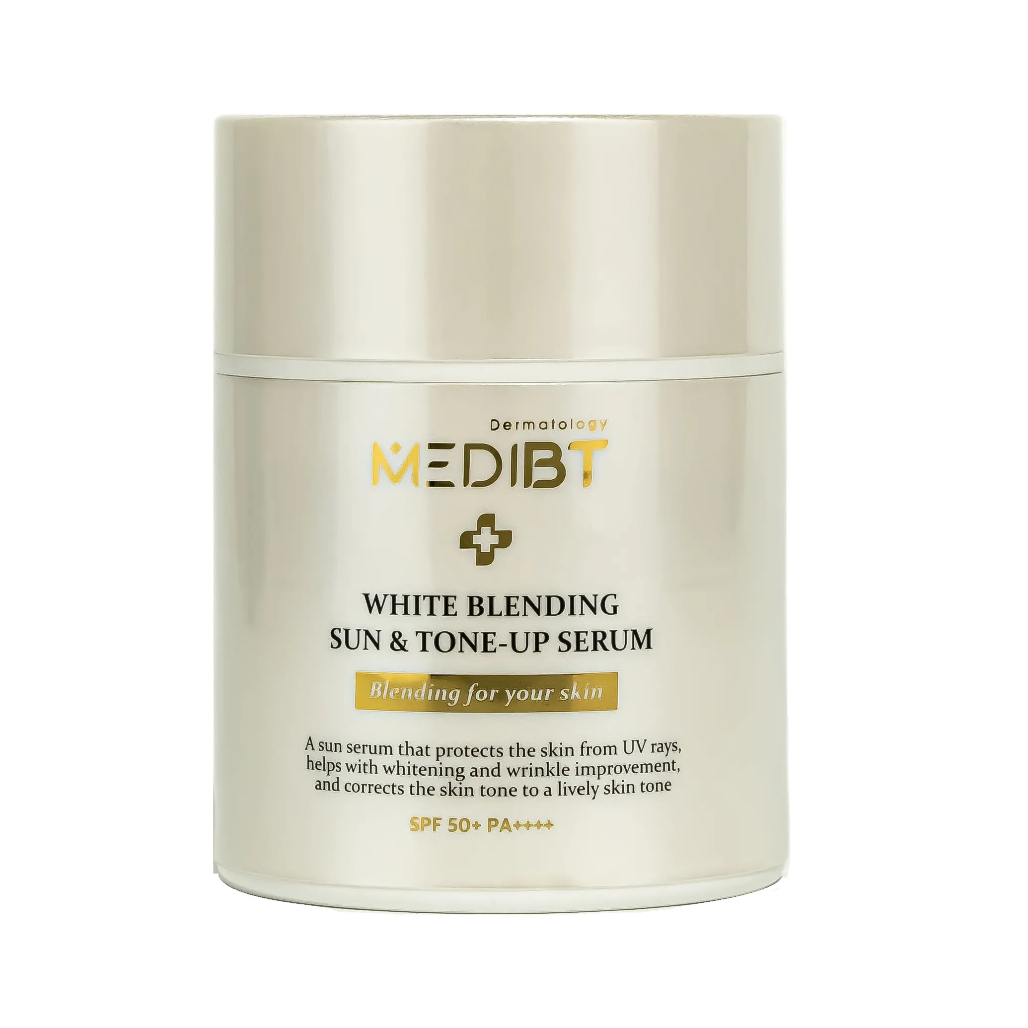 MEDIBT White Blending Sun & Tone-up Serum Cream Productos más vendidos crema no pegajosa blanqueamiento de la piel ingrediente natural