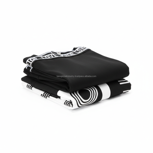 Ensemble de vêtements de sport pour femmes avec imprimé « Love » noir, leggings patchwork personnalisés OEM, ensemble de 2 pièces pour la salle de sport, l'entraînement et le fitness - Product Image 6