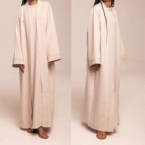 Mode longue robe robe islamique Abaya femmes musulmanes ouvertes femmes élégantes longues robes musulmanes élégant caftan traditionnel - Product Image 3