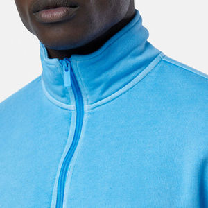 Sudadera de hombre transpirable con media cremallera para invierno 2024, ecológica, personalizable, ODM, al por mayor - Product Image 3