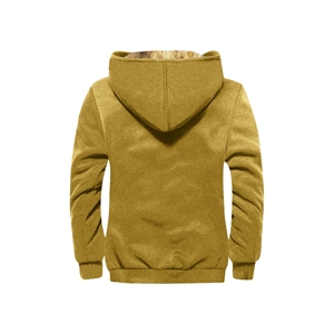 Mens Vintage Winter Bomber <b>Jacket</b> Canvas 100% Cotton Breathable Windproof Detachable Hood <b>Fleece</b> <b>Lining</b> Stand Collar Zipper - Product Image 2