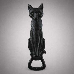 Abridor de Botellas con Figura de Gato Gótico de Hierro Fundido, Diseño Artístico Vintage, Agarre Fuerte, Acabado Duradero, Perfecto para Decoración de Bar en Casa - Product Image 6
