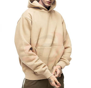 Latest Design 100% Cotton Heavyweight <b>Oversized</b> <b>Hoodie</b> for <b>Men</b> Street Wear <b>Mens</b> Winter <b>Fleece</b> Plain Dyed - Product Image 4