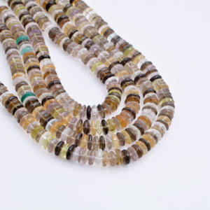 Cuentas de Gemas Mixtas de 8mm, Cuentas Lisas de Piedras Preciosas Naturales para la Elaboración de Joyería Fina - Product Image 5