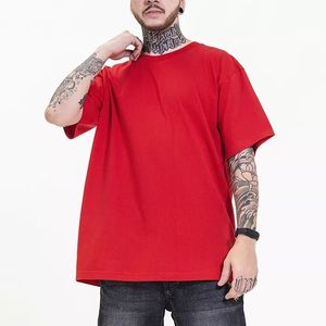 เสื้อยืดผ้าฝ้าย100% ขนาดใหญ่สำหรับผู้ชายเสื้อยืดโอเวอร์ไซส์จากผู้ผลิตขายส่ง - Product Image 2