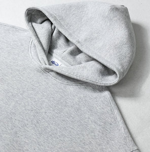 Ventes en gros de sweats à capuche en molleton de coton 350 g/m², impression sérigraphique personnalisée, sweats à capuche surdimensionnés à épaules tombantes, molleton lourd - Product Image 3
