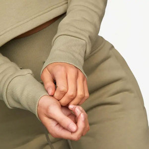 Conjunto Deportivo Informal de Alta Calidad, Estilo Nuevo, Personalizado, Transpirable, con Puños Acanalados, Sudadera con Capucha para Mujer - Product Image 6