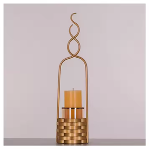 Trendy <b>Lanterns</b> Home Decorative Glass & Iron <b>Lanterns</b> with System Matte Black Finish <b>Large</b> Size <b>Candle</b> Holders Available in Bulk - Product Image 5