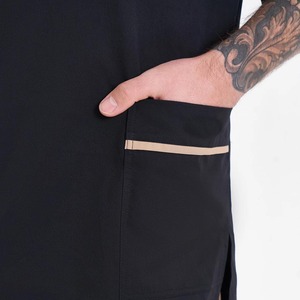 Uniformes classiques d'infirmière grande taille personnalisés gommages col en V de haute qualité en toile gommages médicaux en gros pour les médecins - Product Image 5