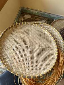 Cesta de bambú vietnamita hecha a mano para decoración del hogar, almacenamiento, Picnic, cesta tejida natural ecológica de Vietnam - Product Image 2