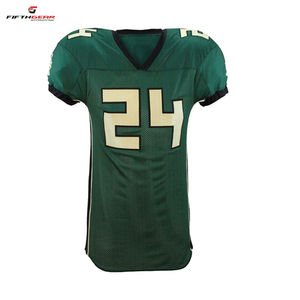 Meilleure vente 100% Polyester personnalisé maillot de football américain respirant uniforme personnalisé pour les jeunes et les adultes grande taille - Product Image 2