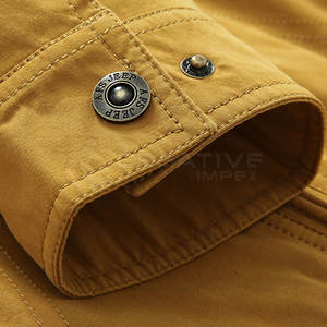 เสื้อแจ็คเก็ตผู้ชายสไตล์สตรีทแวร์สุดเทรนดี้ ผ้าฝ้าย 100% ซิปเต็มตัว แห้งเร็ว ระบายอากาศดี เหมาะสำหรับฤดูหนาว ผลิตโดยโรงงาน OEM จัดส่งรวดเร็ว - Product Image 5