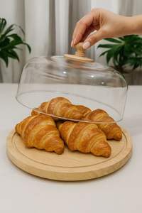 Support à cupcakes de haute qualité pour mariage, anniversaire, fête, dessert, finition en bois naturel, au meilleur prix - Product Image 2