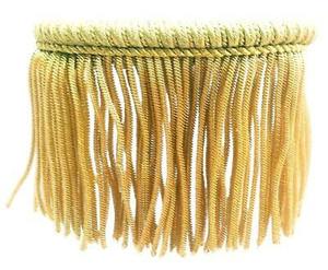 Épaulettes dorées de haute qualité avec frange, épaulettes jaunes pour fanfare - Product Image 3