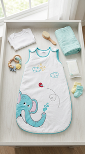 Saco de Dormir para Bebé de Diseño Animal, Tejido con 100% Algodón Orgánico, Transpirable y Ecológico, con Cierre Bidireccional, Personalizable (OEM/ODM) - Product Image 3