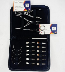 Nouvelle arrivée Kit d'extension de cheveux avec logo personnalisé Revêtement avec finition brillante argentée régulière Outils et accessoires pour cheveux durables - Product Image 4