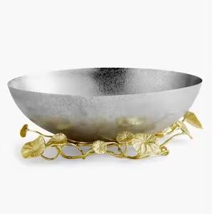 Cuenco Decorativo de Metal para Dátiles, Fruta y Frutos Secos para el Ramadán - Product Image 2